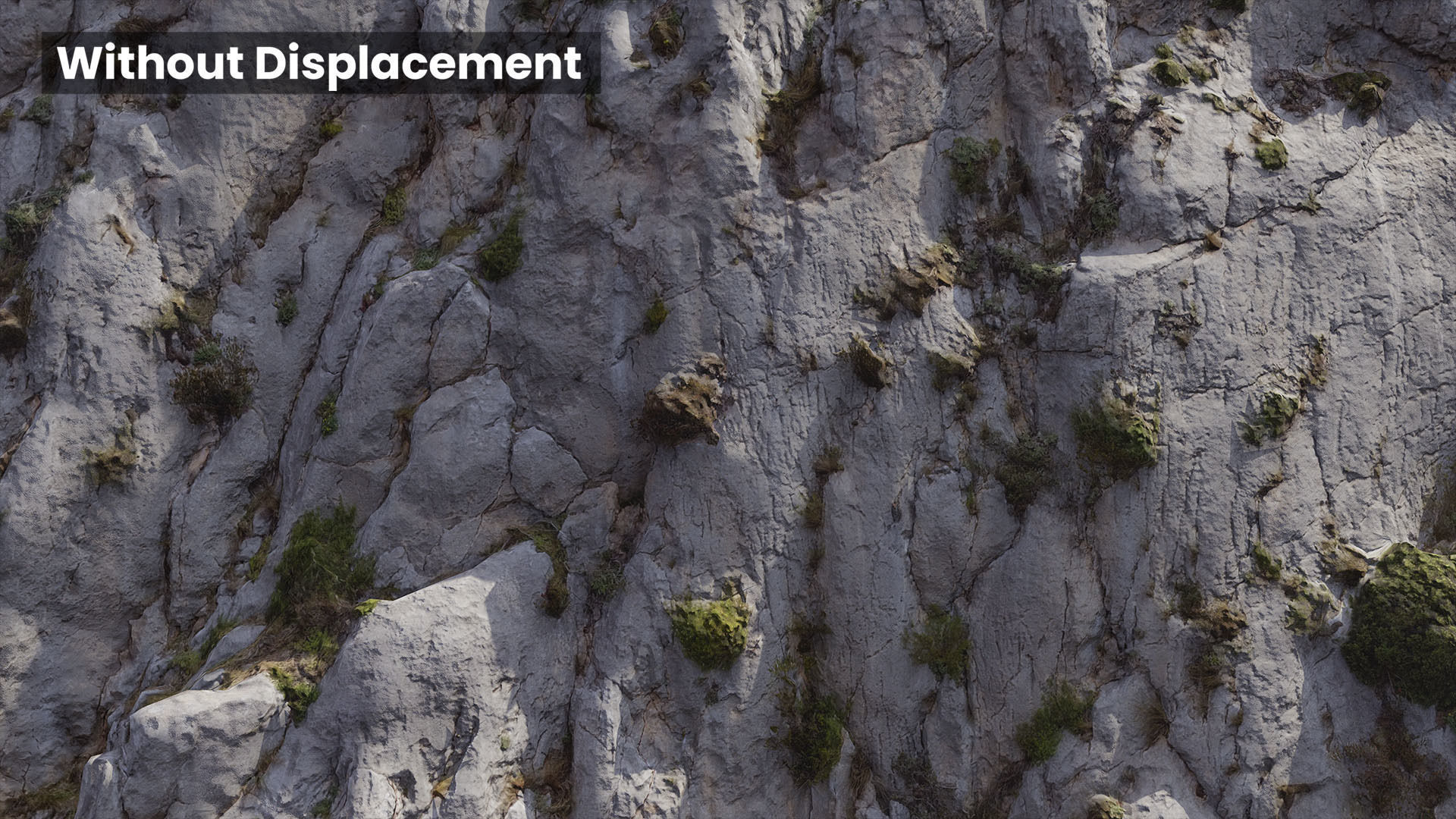 Mountain Cliff Face Slope PBR Scan Low-poly 3D model_11