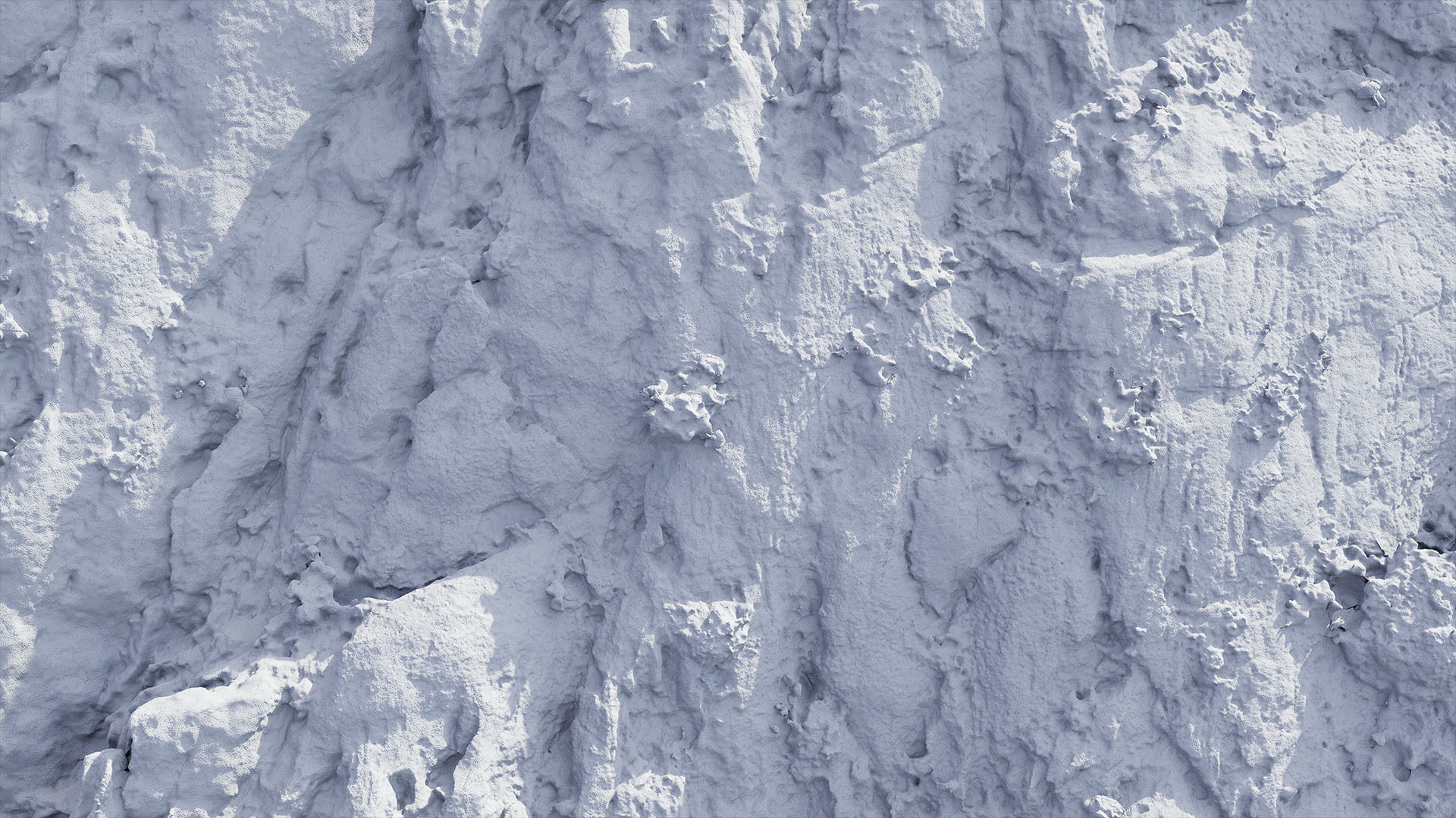 Mountain Cliff Face Slope PBR Scan Low-poly 3D model_13