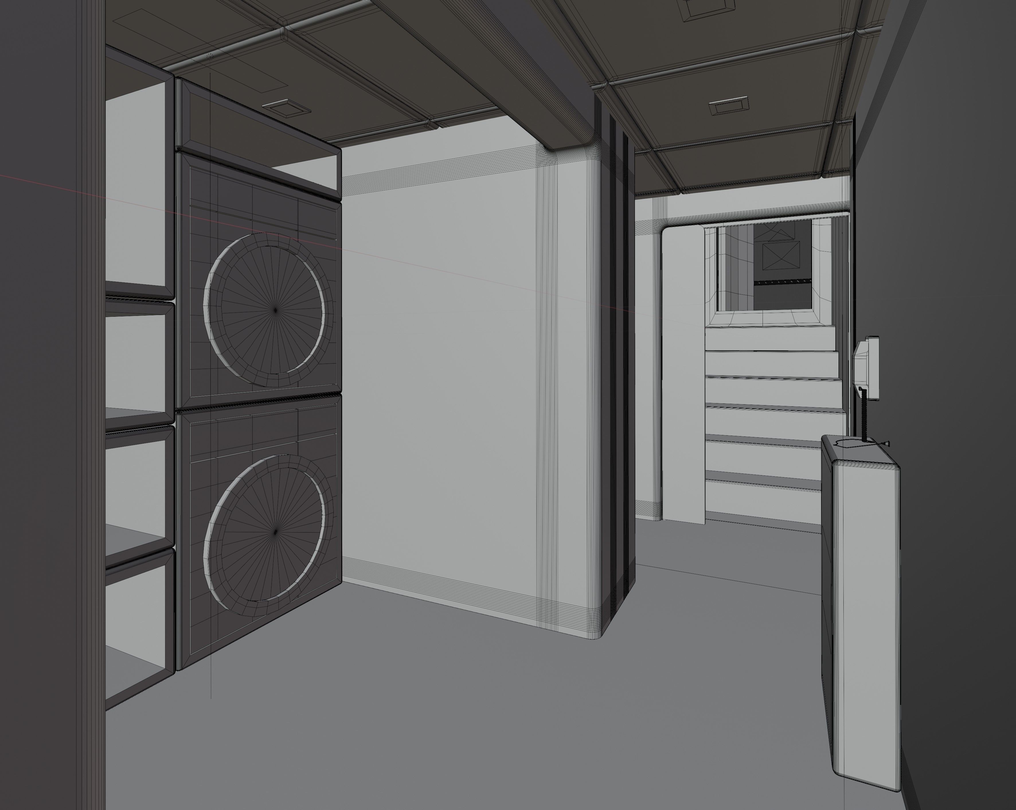 Luxury Yacht with interior 3D model_22