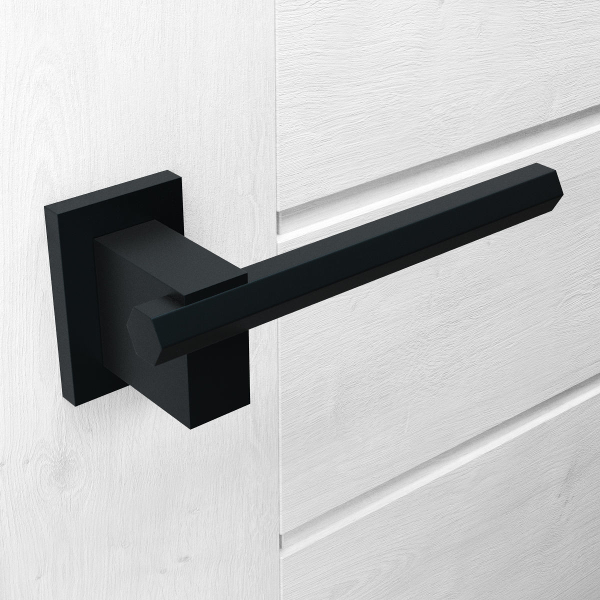 Door handles collection set 3 3D model_3