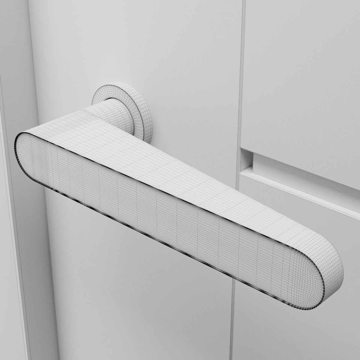 Door handles collection set 3 3D model_14
