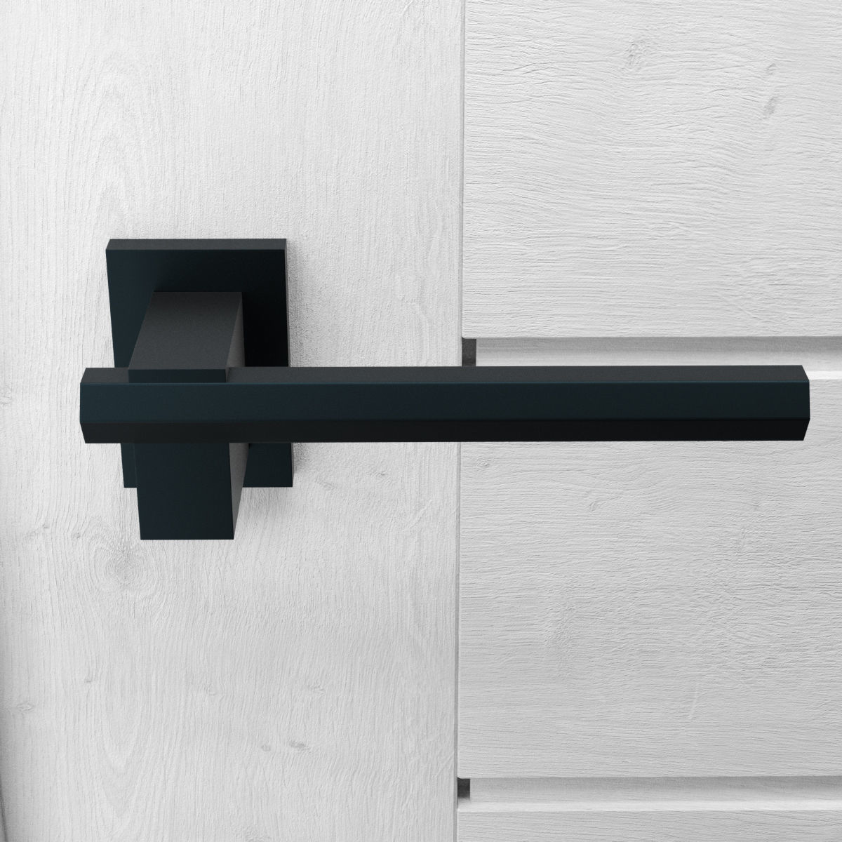 Door handles collection set 3 3D model_4