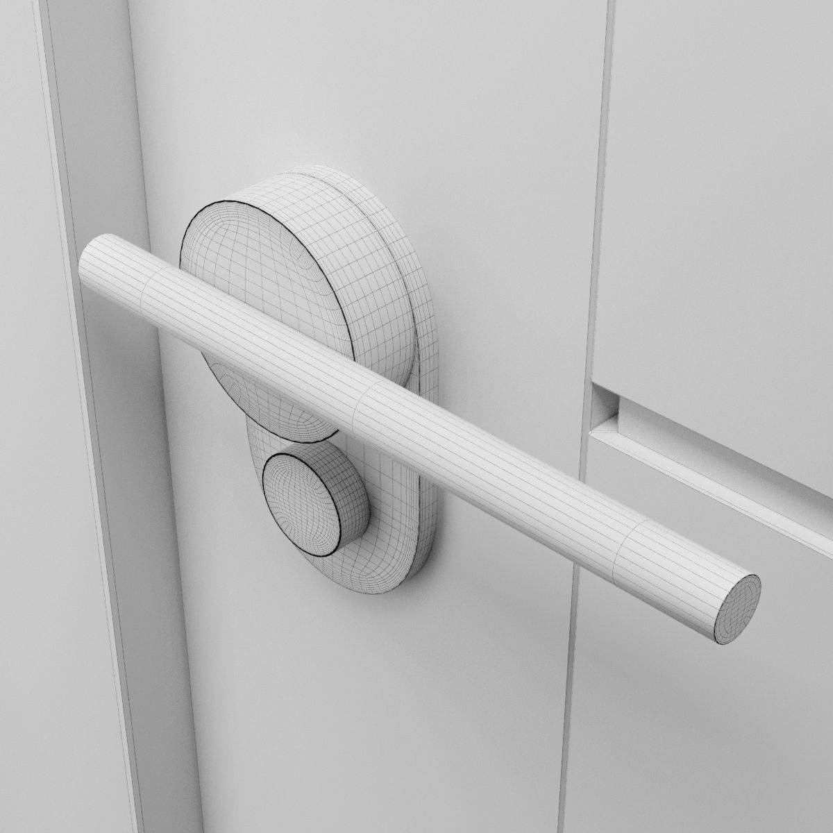 Door handles collection set 3 3D model_5