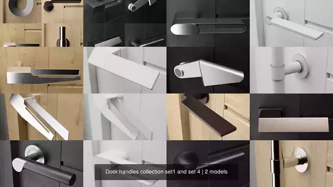 Door handles collection set1 and set 4 