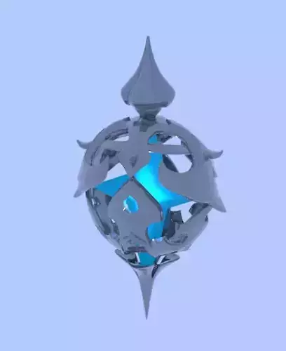 Genshin Impact Loot Spheres And Christmas Tree Decorations 3D print model