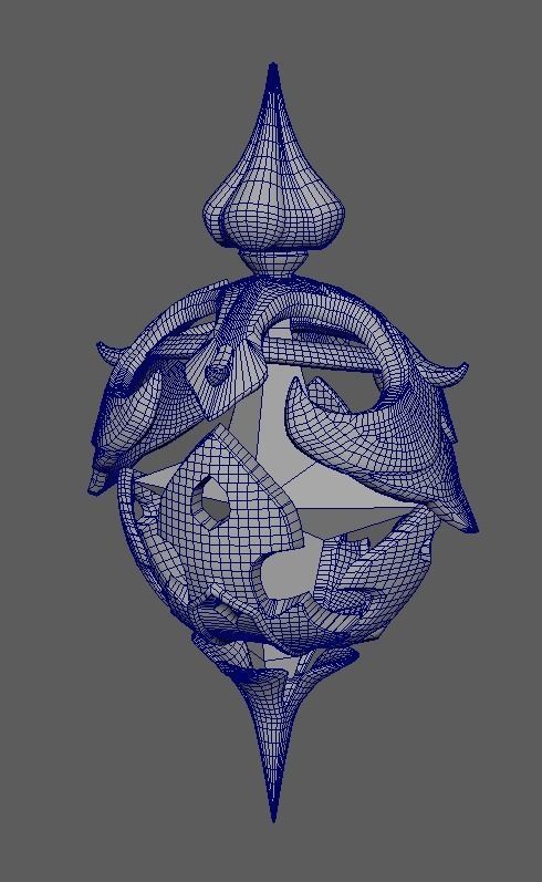 Genshin Impact Loot Spheres And Christmas Tree Decorations 3D print model_5