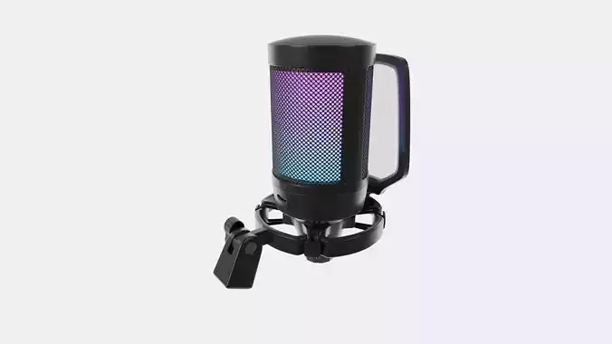 Fifine A6V Ampligame Black Microphone 3D model