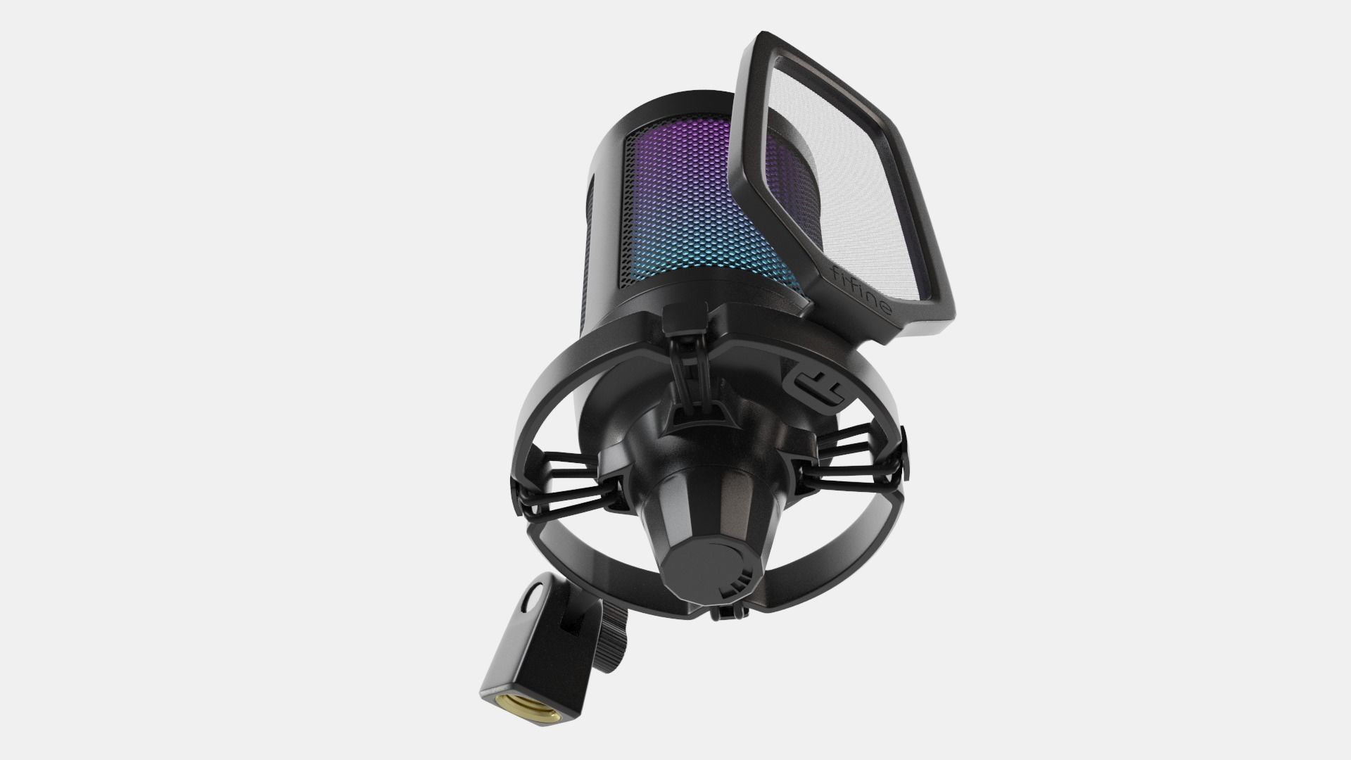 Fifine A6V Ampligame Black Microphone 3D model_5