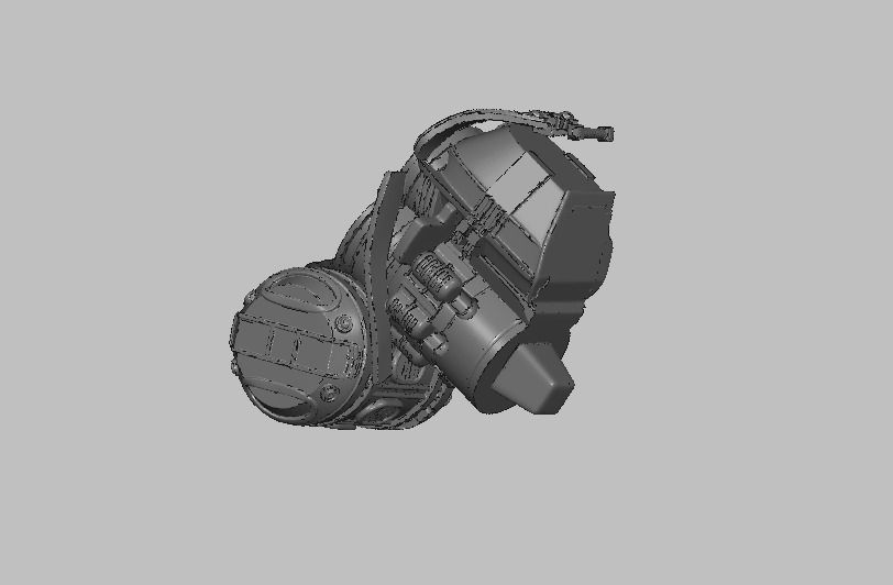 Big weapon 2 3D print model_3