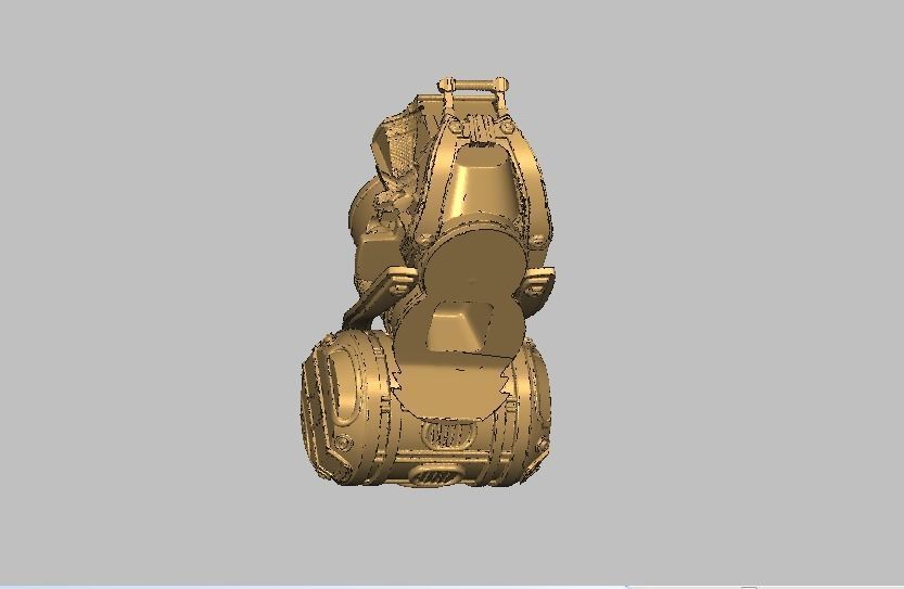 Big weapon 2 3D print model_1