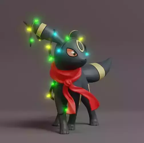 Pokemon - Christmas Umbreon 3D print model