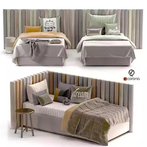 Attached and Day Bed Set 48