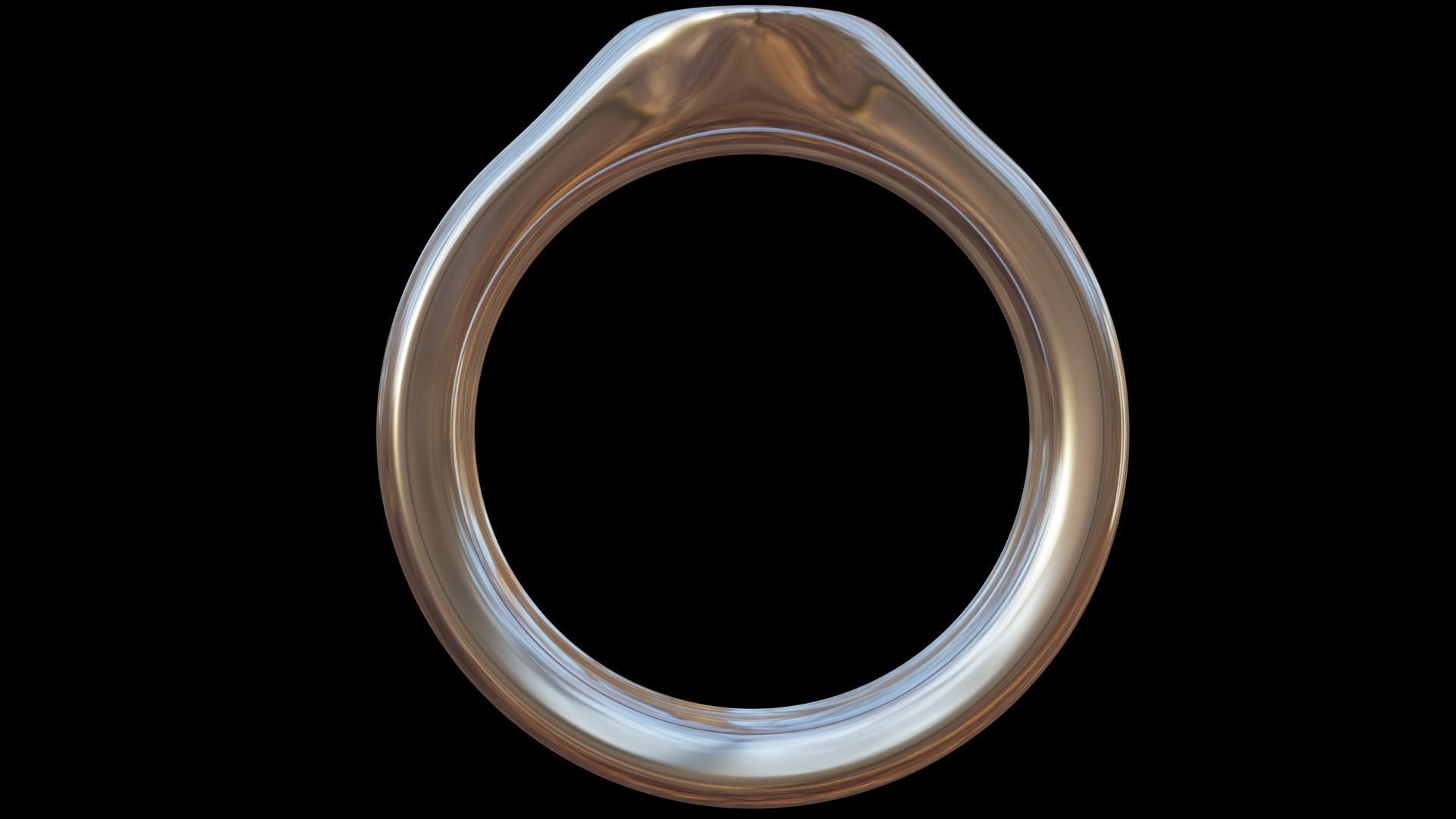 Ring Model long vase 3D print model_1