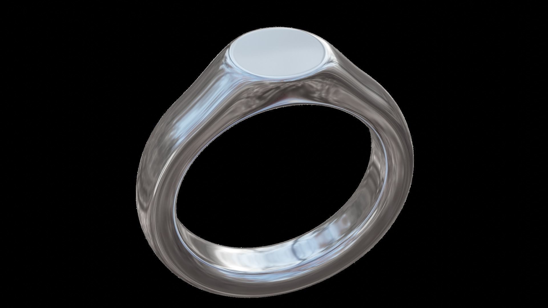 Ring Model long vase 3D print model_5