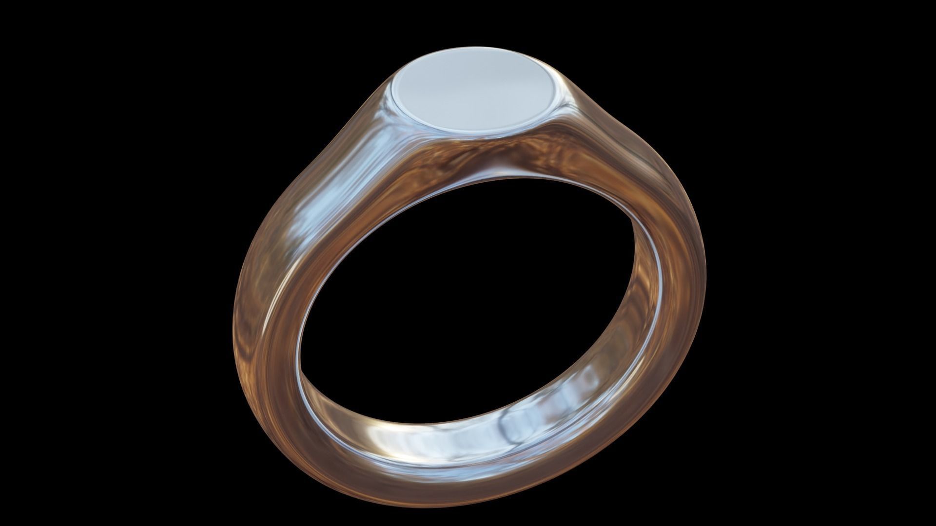 Ring Model long vase 3D print model_6