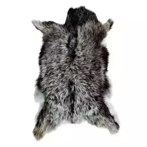 Decorative goat skin