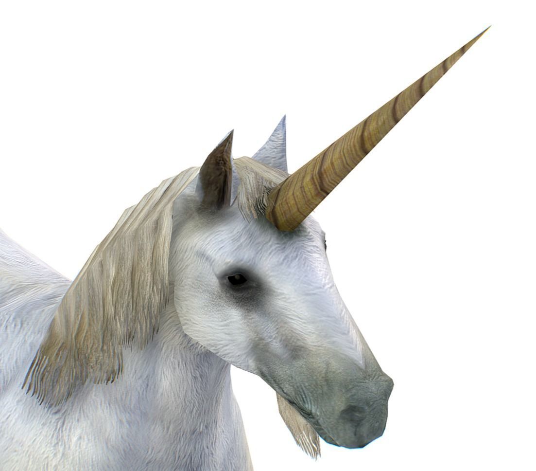 LowPoly the Mythical Creature Unicorn Low-poly 3D model_3