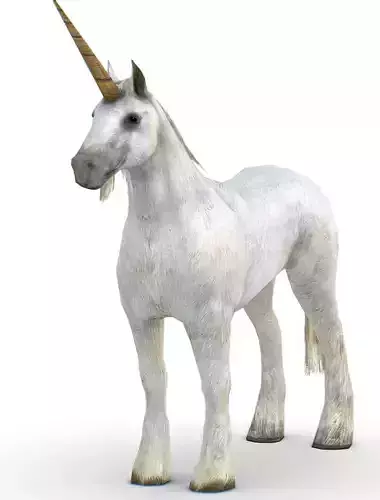 LowPoly the Mythical Creature Unicorn