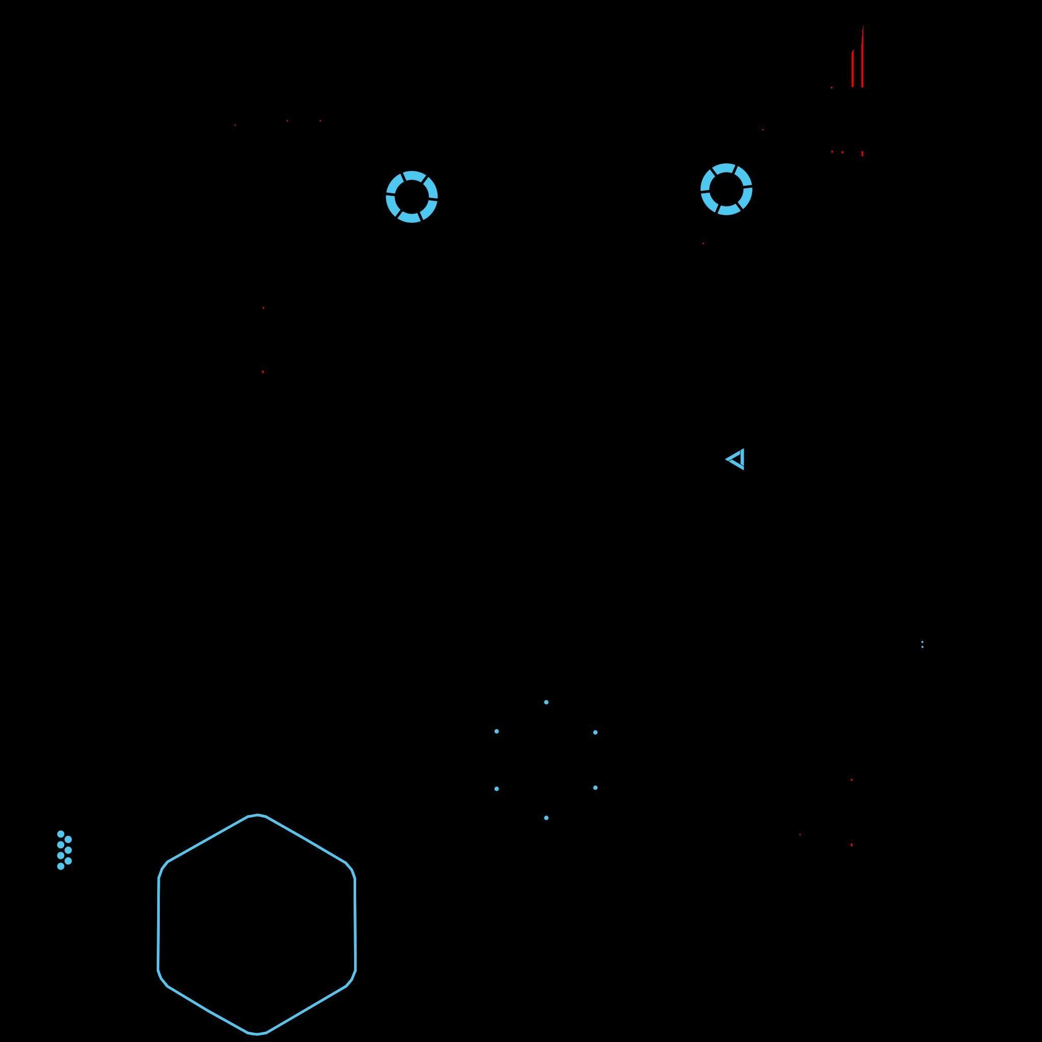 SciFi Facility A01 White Blue - Sci Fi Exterior Design Low-poly 3D model_20