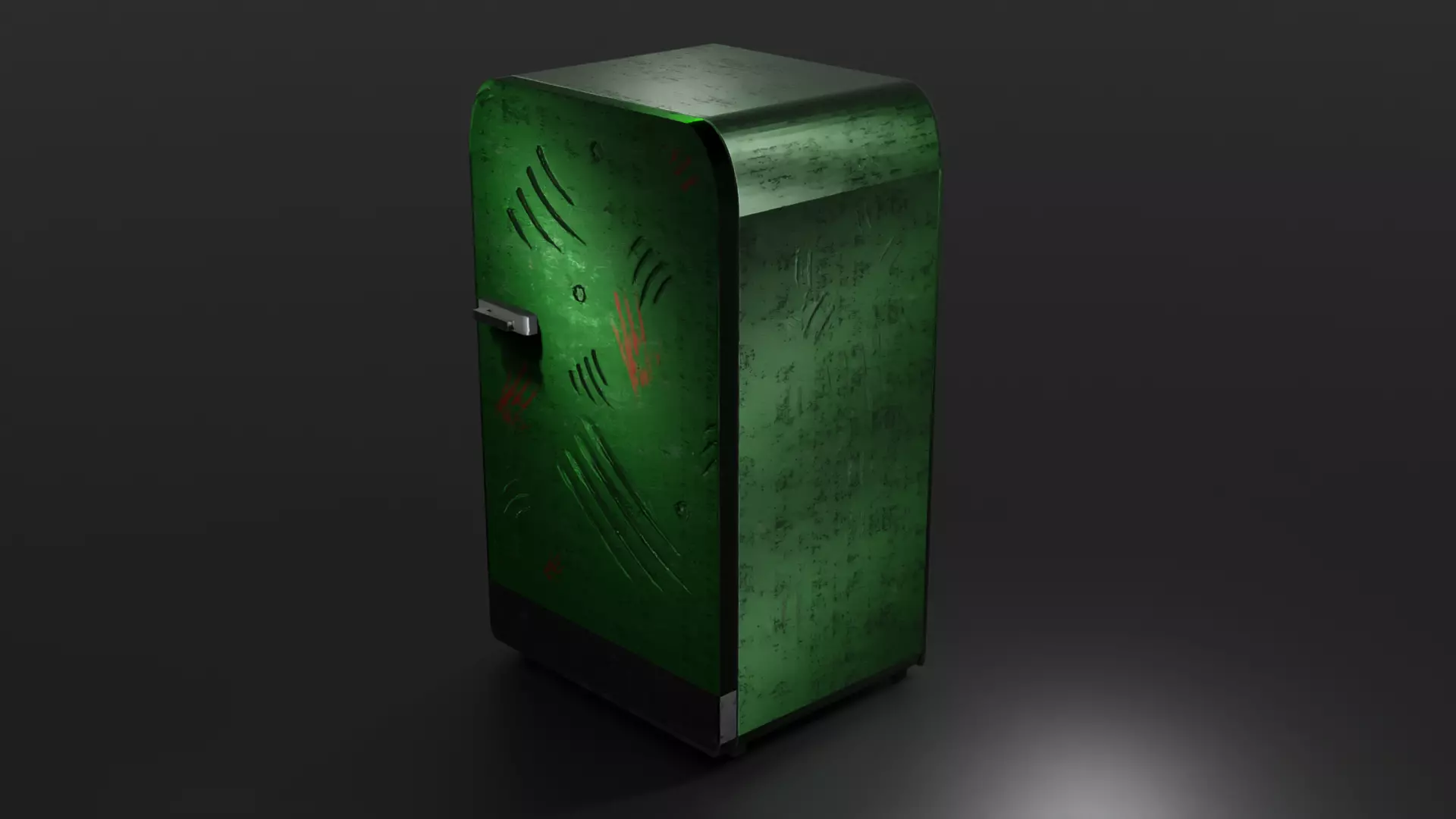Scary Fridge Free 3D model