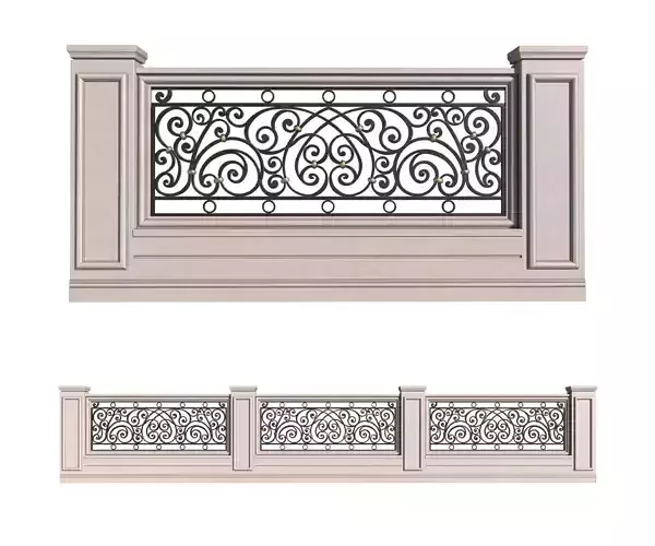  Fence in classic style