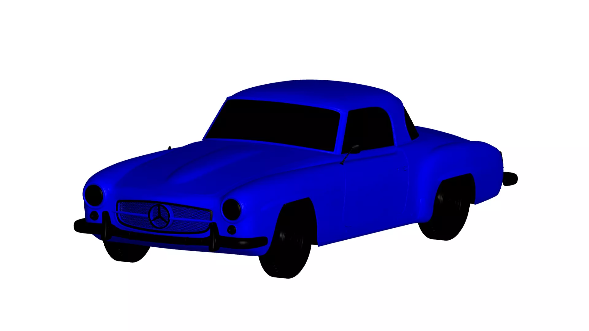 Mercedes Benz SL 1957 3D model