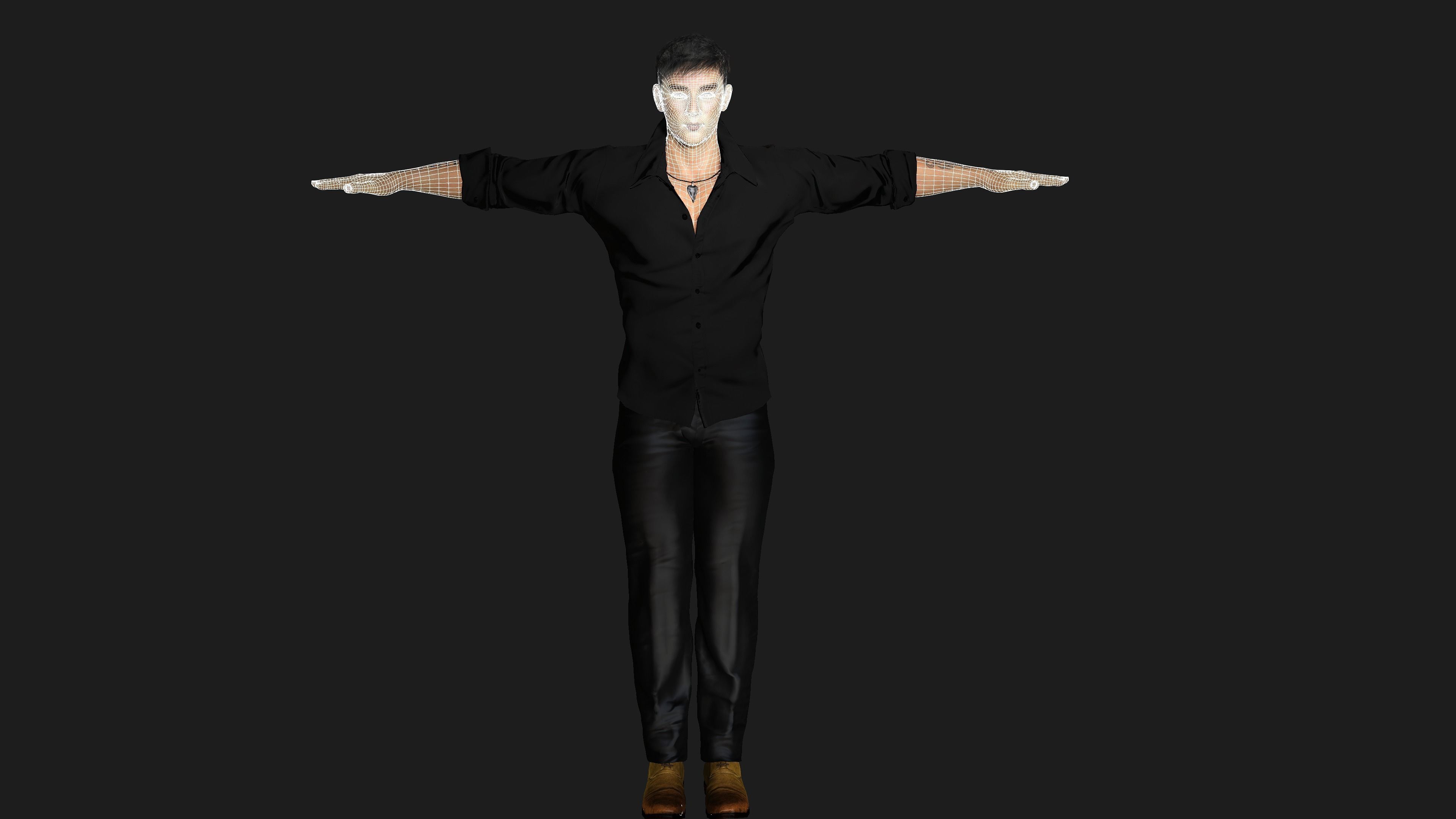AAA 3D REALISTIC ASIAN MALE CHARACTER - BUSINESSMAN ASIAN Low-poly 3D model_14