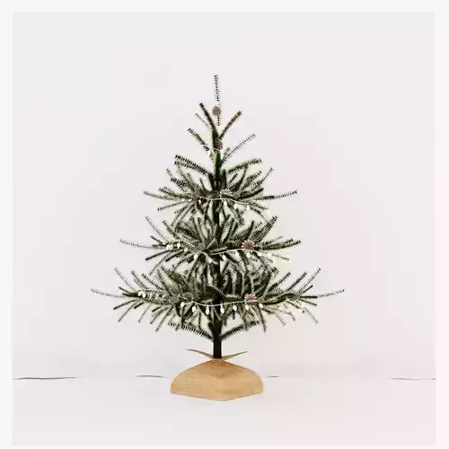 Christmas tree 9 with snow