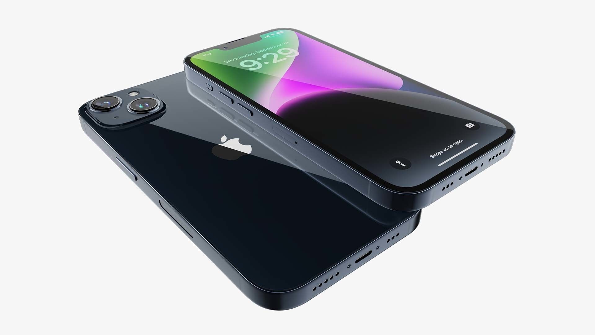 iPhone 14 Collection 3D model_11