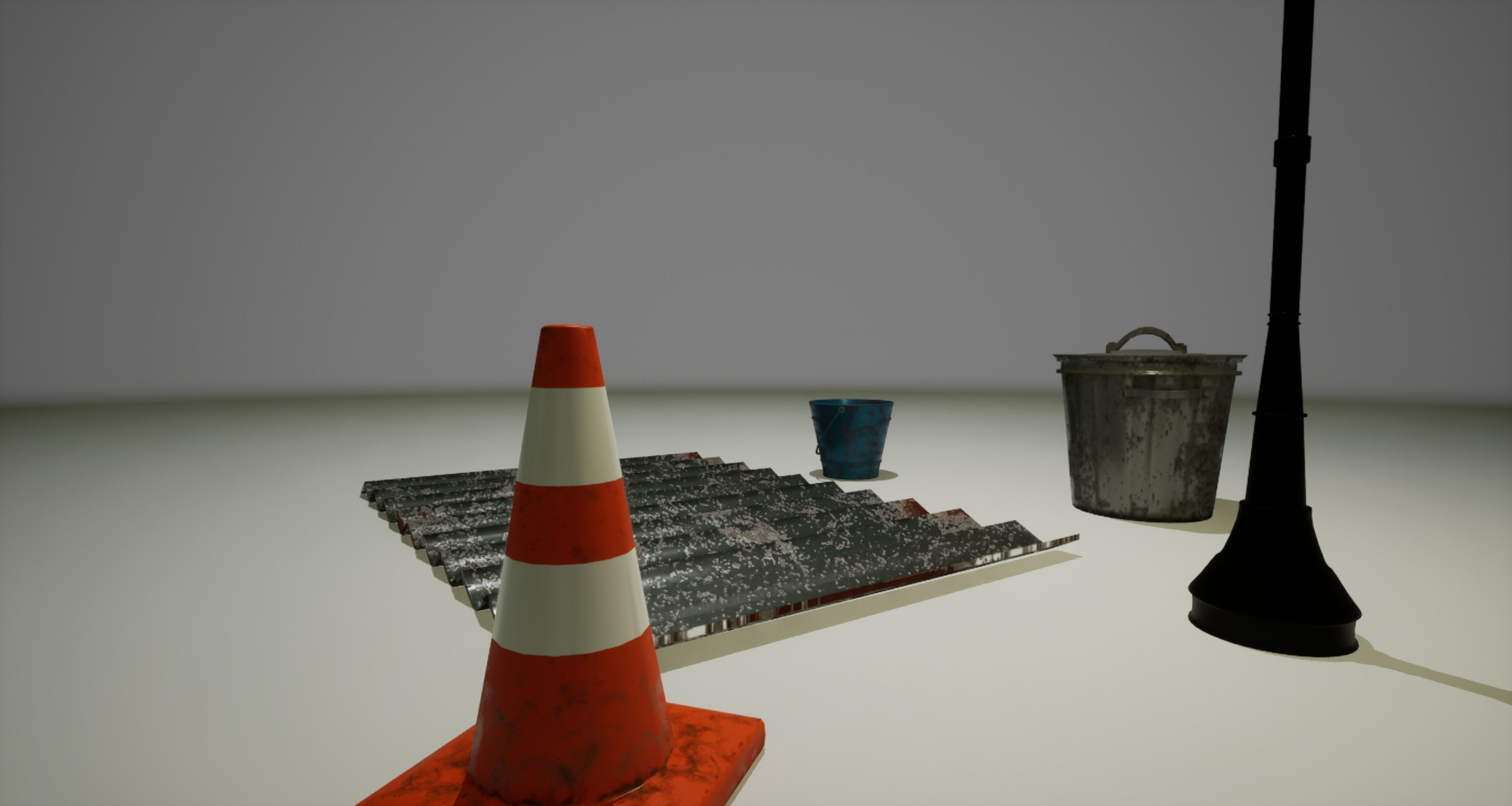 StreetProps street lamp Free low-poly 3D model_1