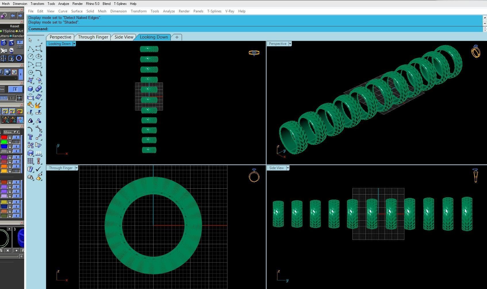 Tire Rings All Sizes Collection 3D print model_4