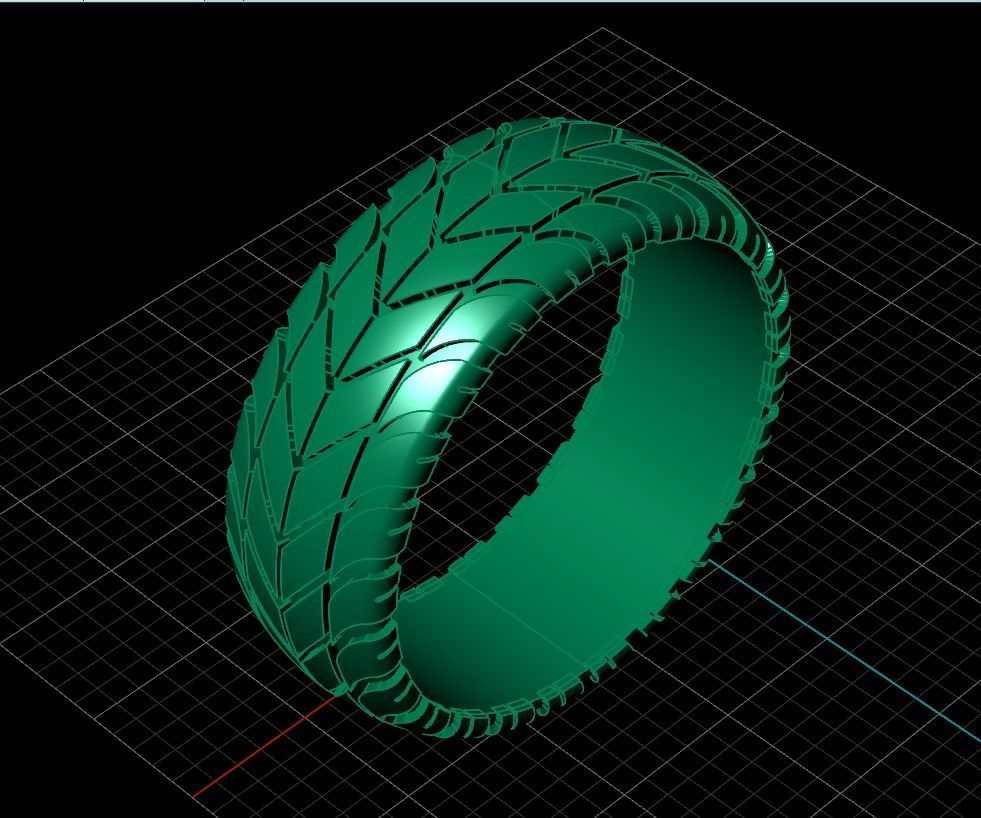 Tire Rings All Sizes Collection 3D print model_8