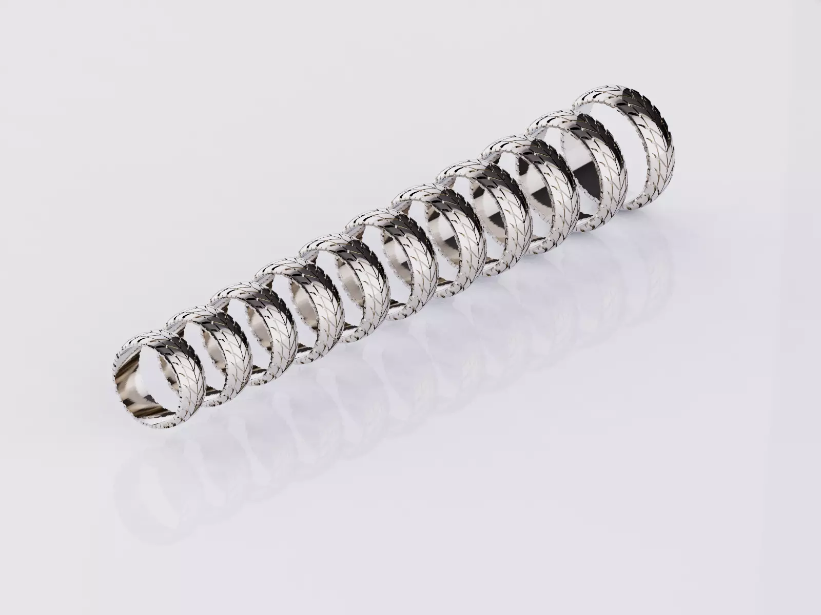 Tire Rings All Sizes Collection 3D print model_0