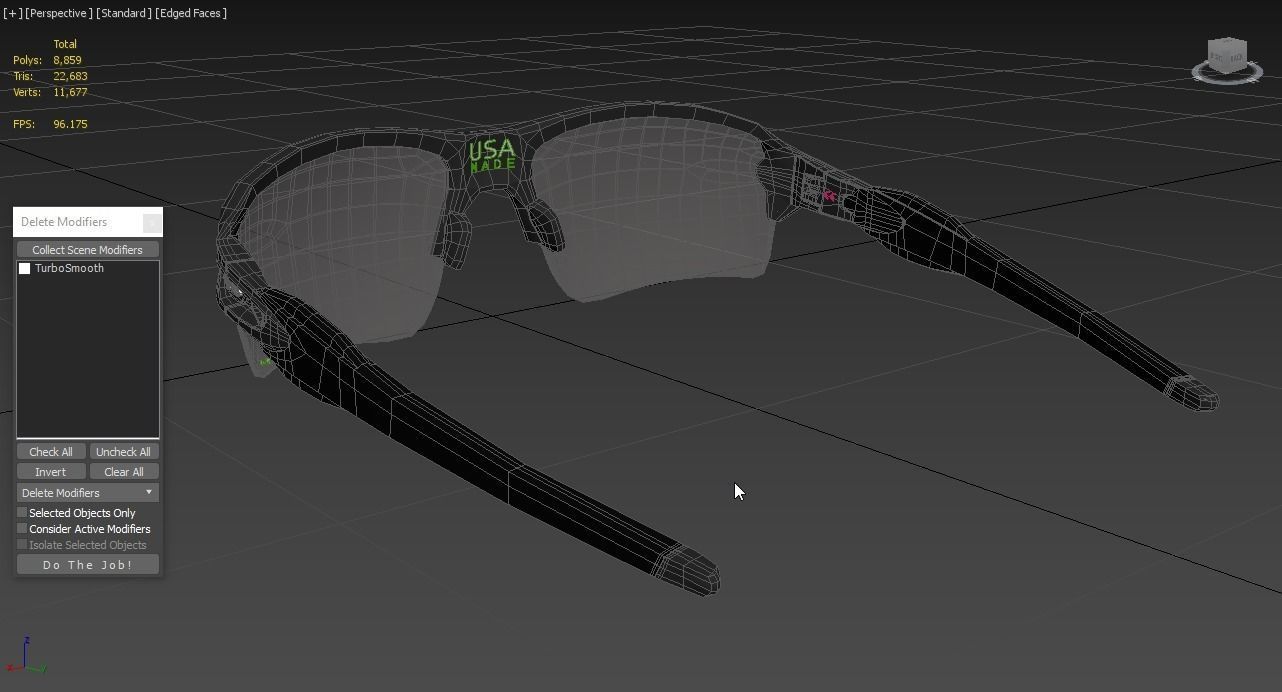 Oakley Flak 2 XL Clear to Black Photochromic Lenses Sunglass 3D model_3