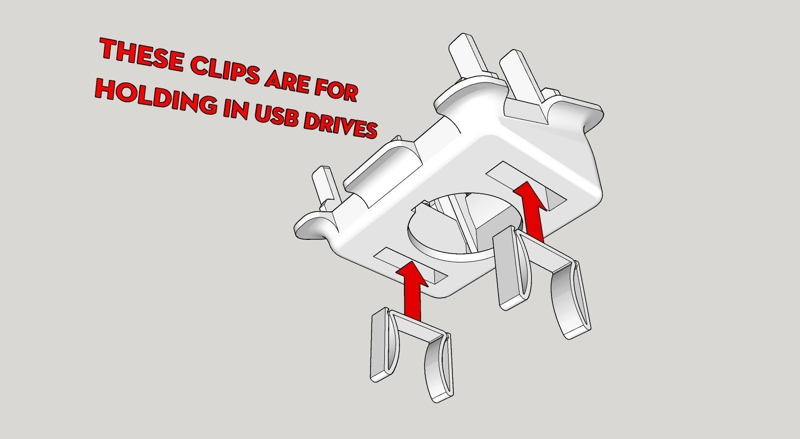 Mounting for USB-AUX Port in Citroen C5 X7 Free 3D print model_5