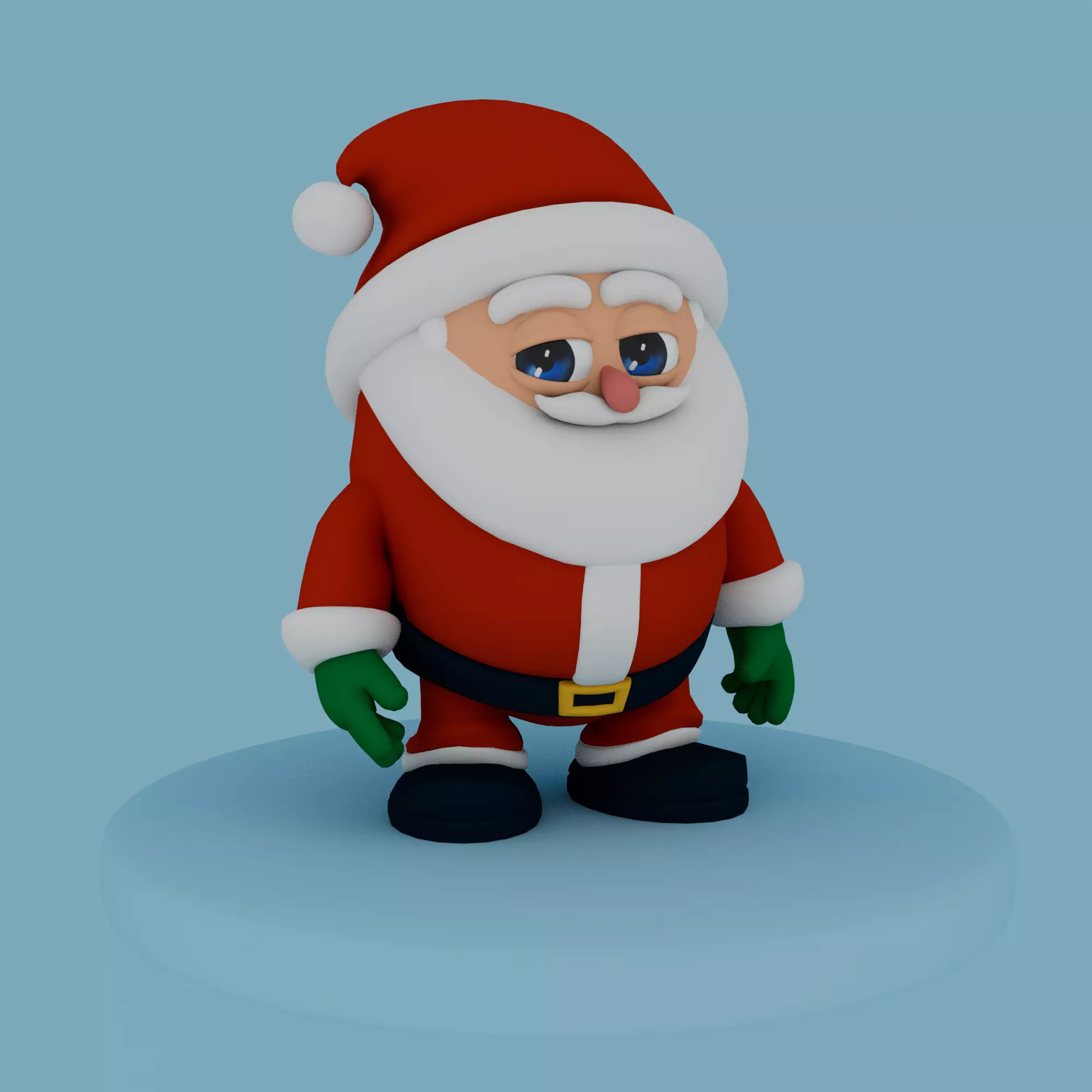 Santa Claus 3D model_0