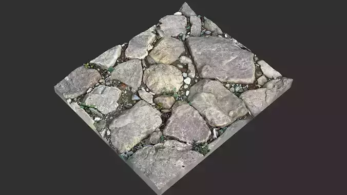 3D Scan stone ground