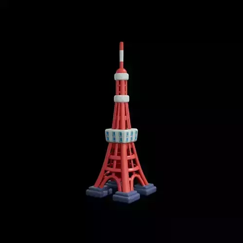 Tokyo Tower 3D model