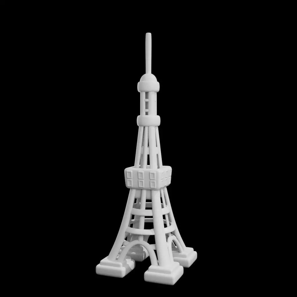 Tokyo Tower 3D model_2