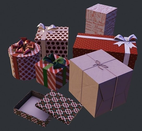 Gift Boxs 3D model