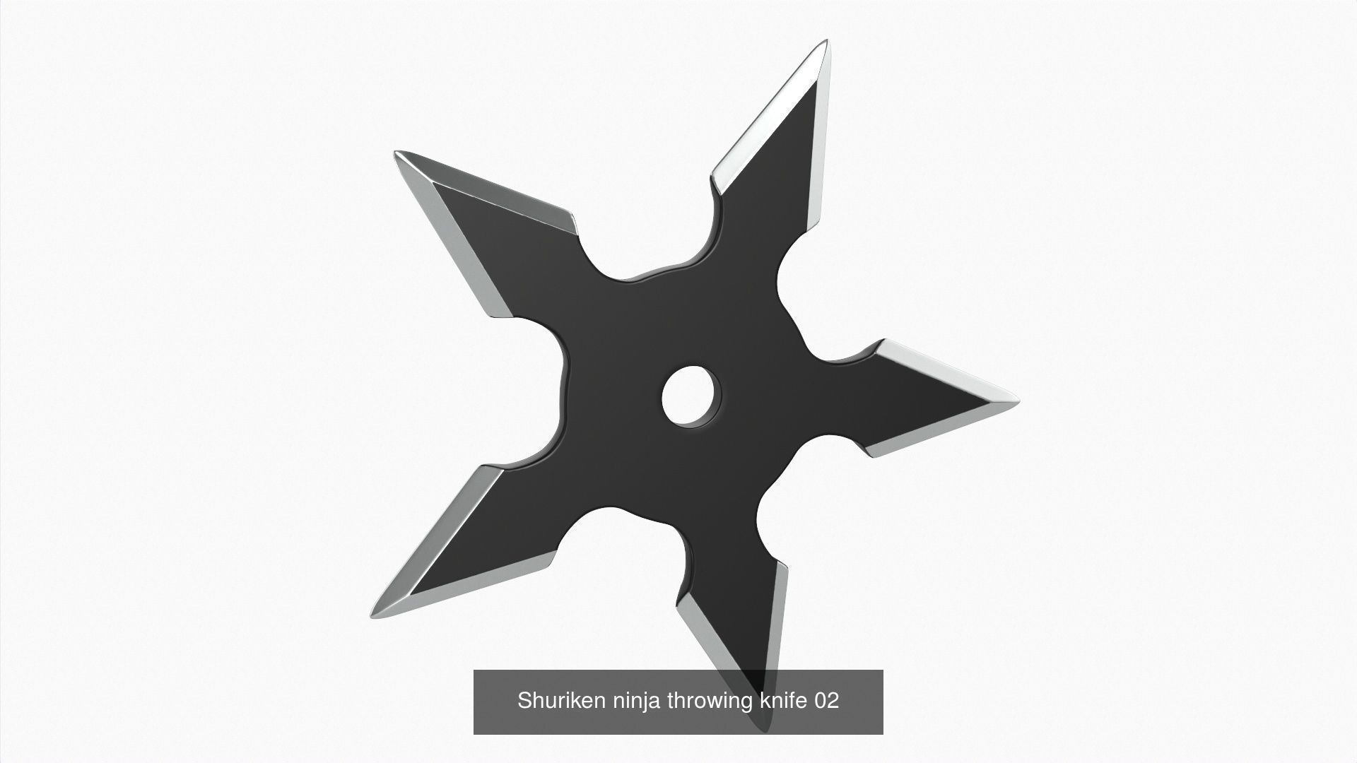 Throwing Weapons Shuriken 3D Model Collection_2