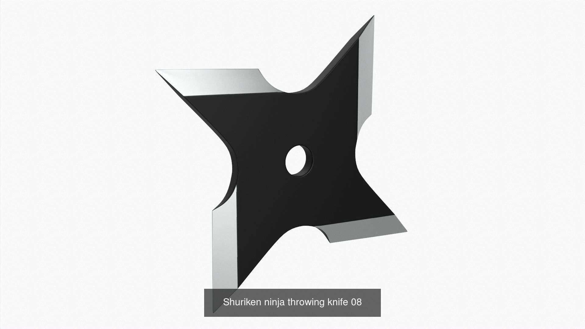 Throwing Weapons Shuriken 3D Model Collection_7