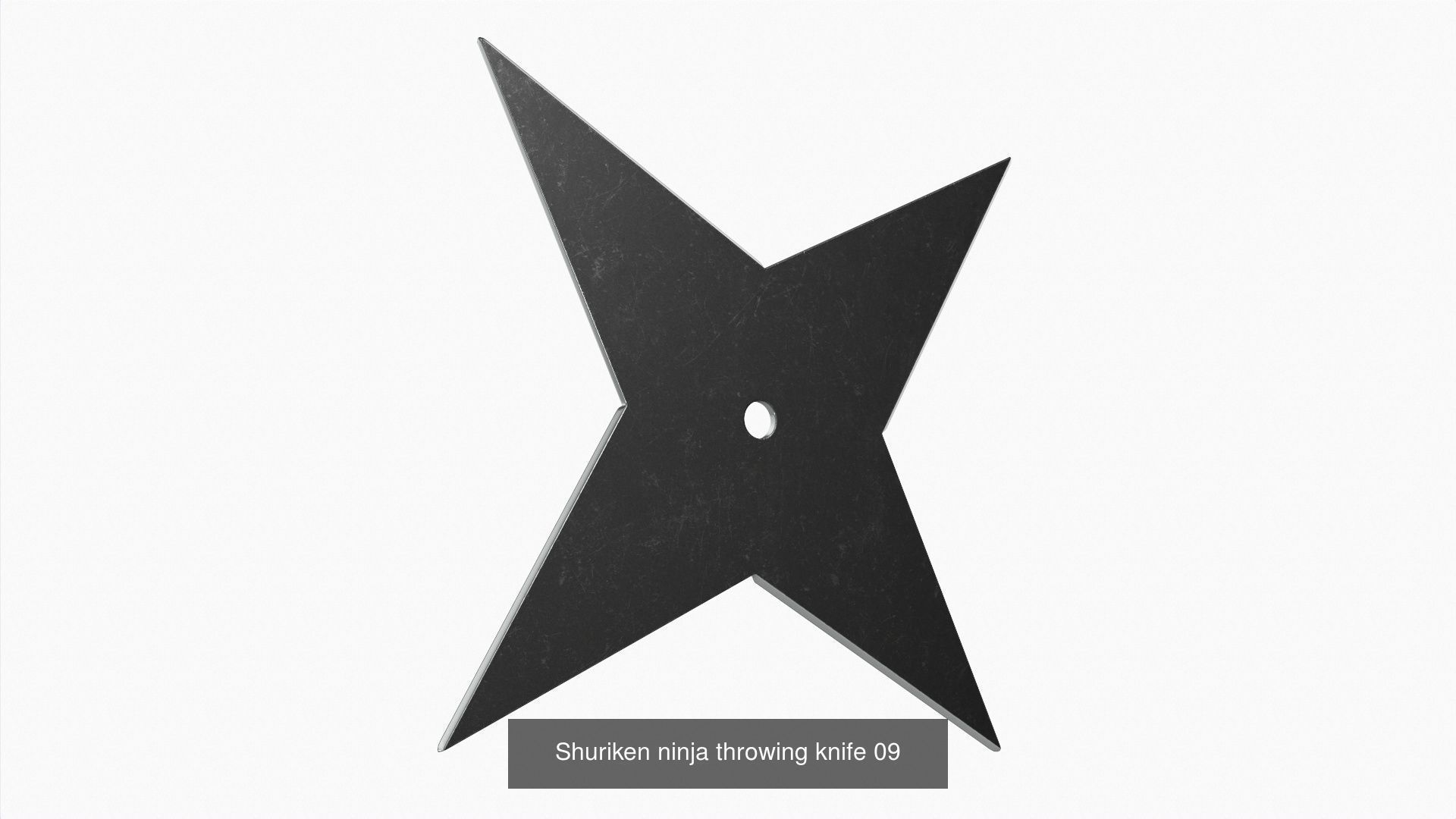 Throwing Weapons Shuriken 3D Model Collection_8