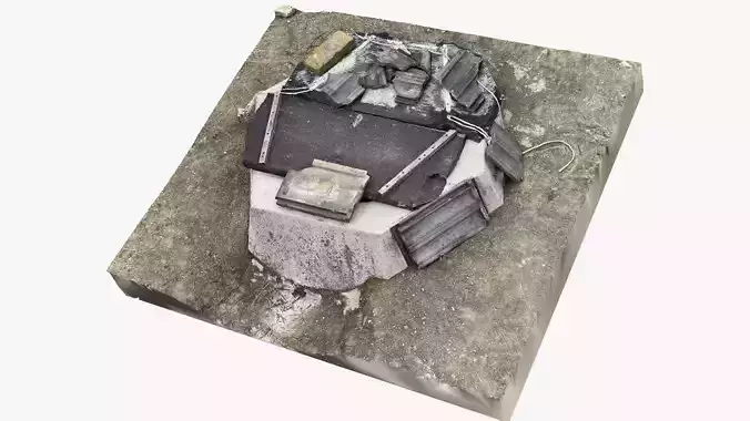 Drinking water well 3d scan