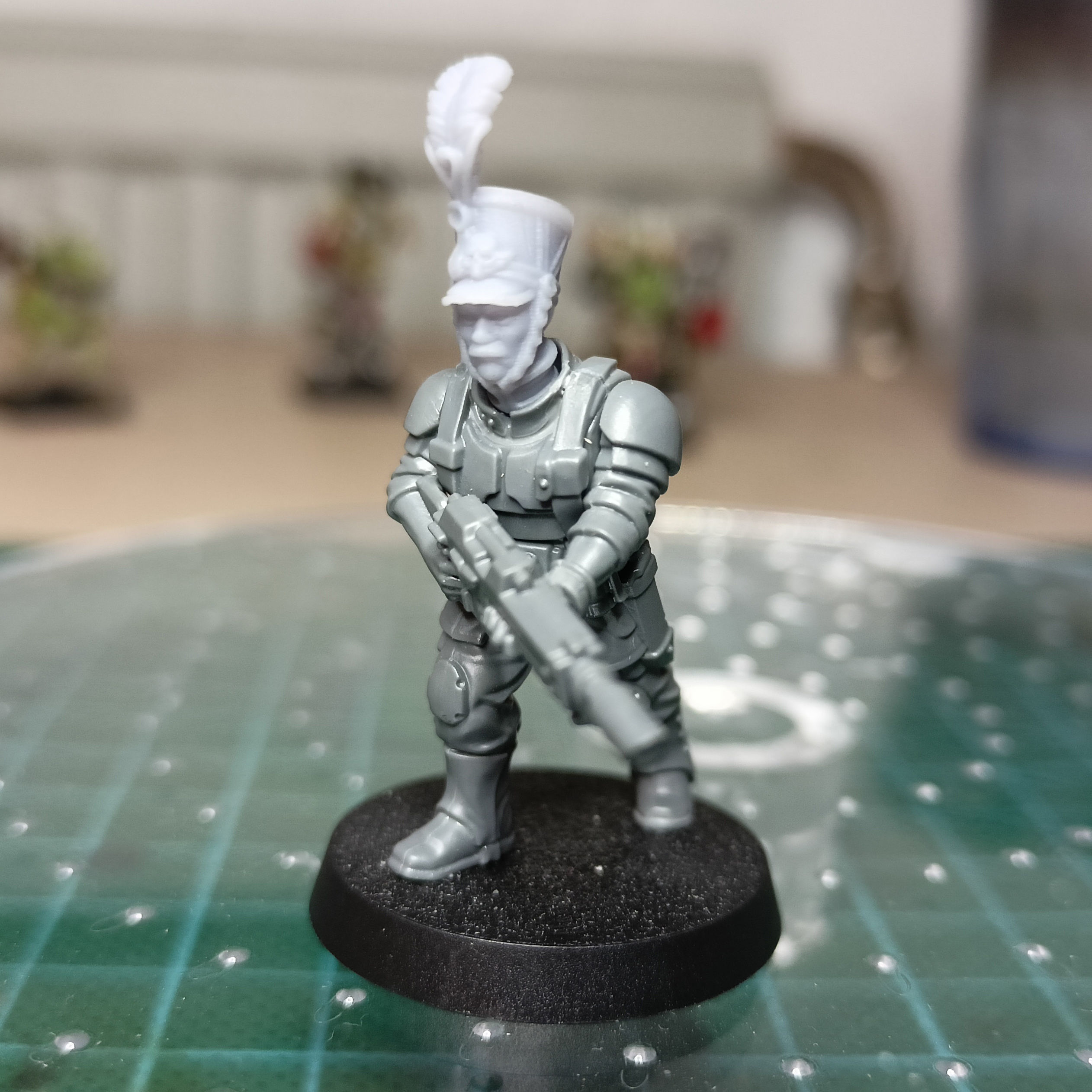 Prussian Guard head-swaps 3D print model_1