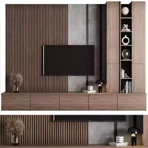 TV Wall Set 02