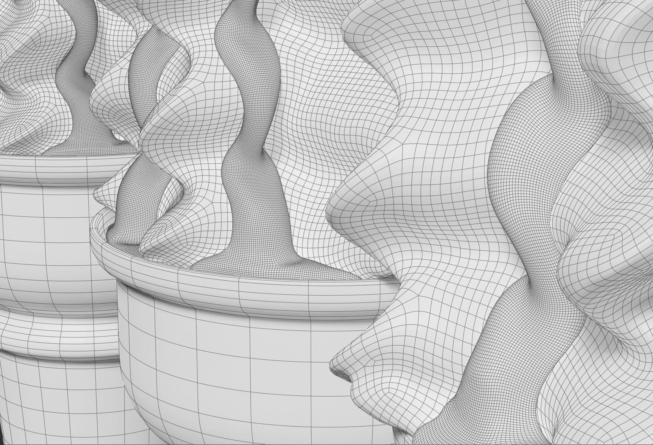 Ice Cream Cone Sundae Syrup 3D model_15