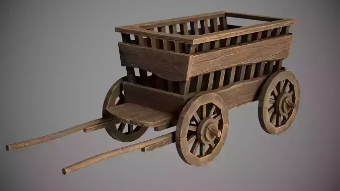 Wood Cart