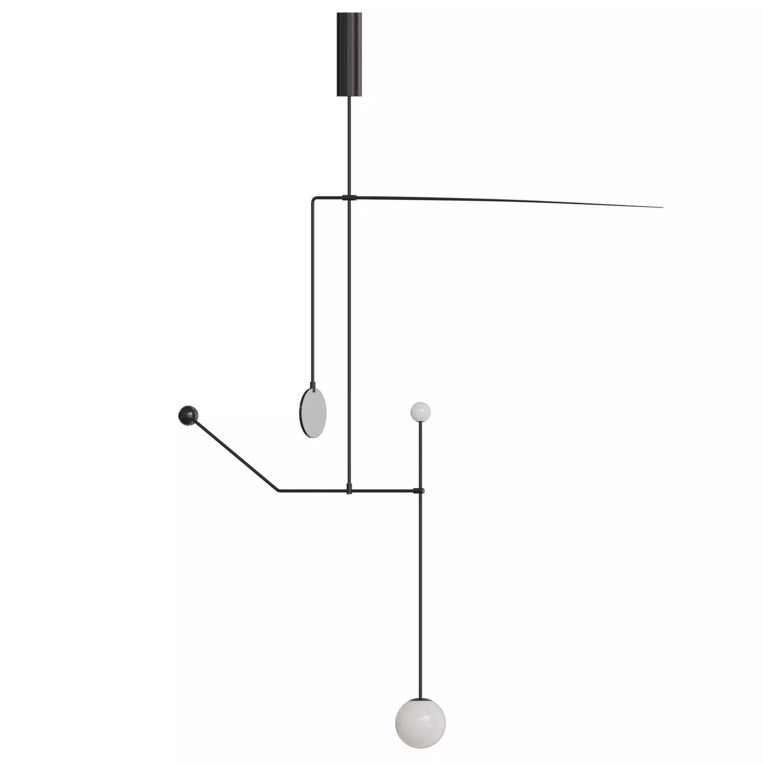 Mobile Chandelier 6 3D model_0