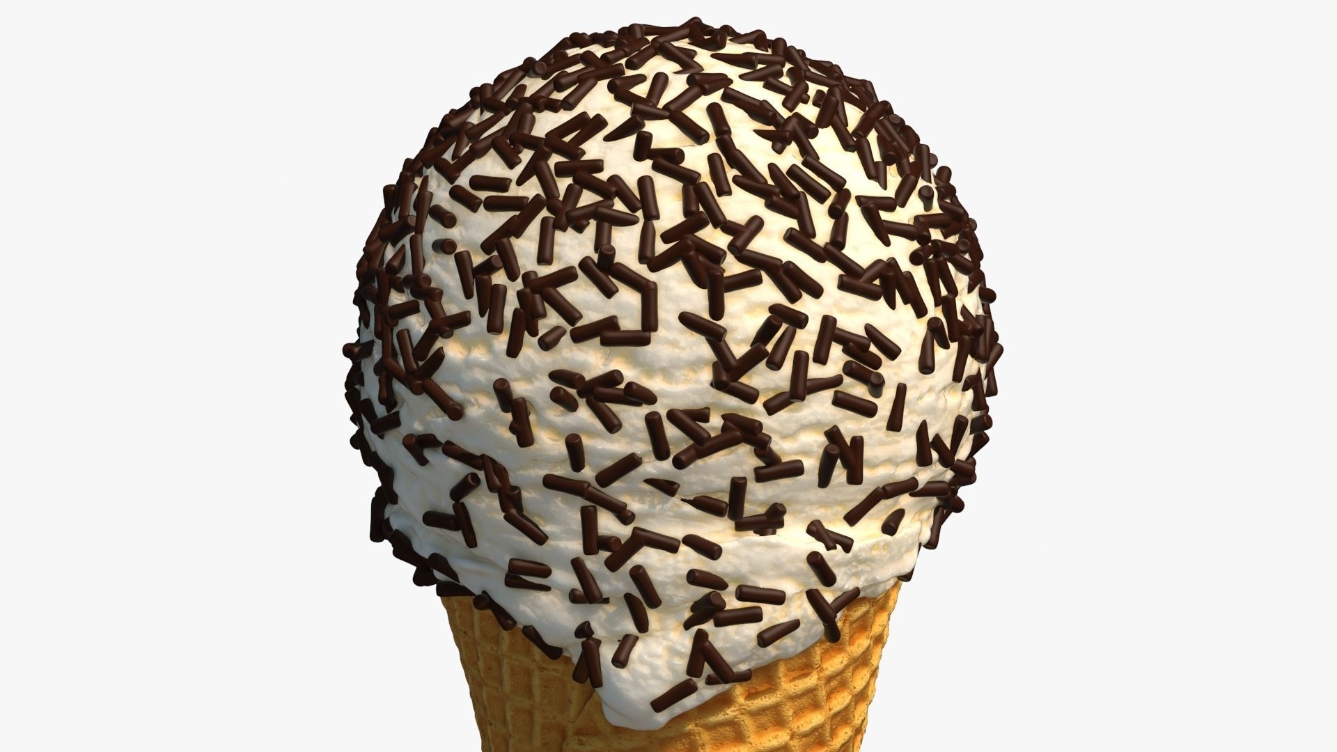 Ice Cream Cone With Toppings Collection _18